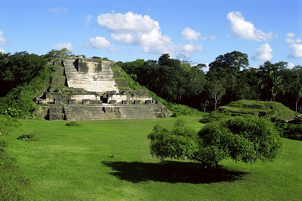 Temple of Masonry Altars, Altun Ha, Belize, Central America