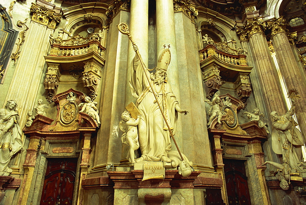 St. Nicholas, Doctor of the Church, Prague, Czech Republic, Europe