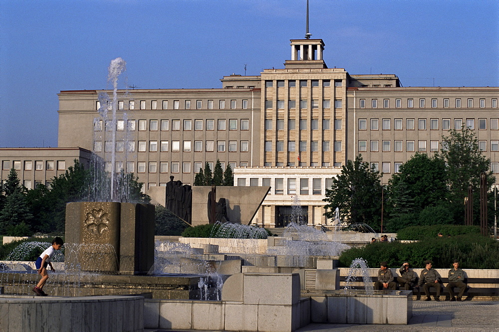 Soviet concrete architecture, Air Force University, Presov, Slovakia, Europe