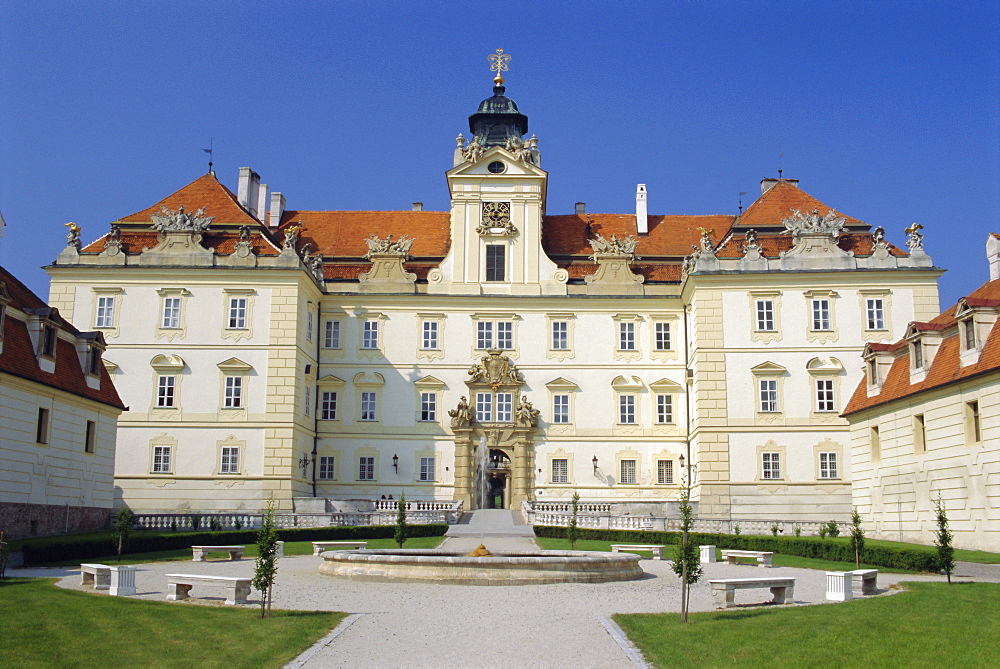 Valtice, 17th century chateau, South Moravia, Czech Republic, Europe