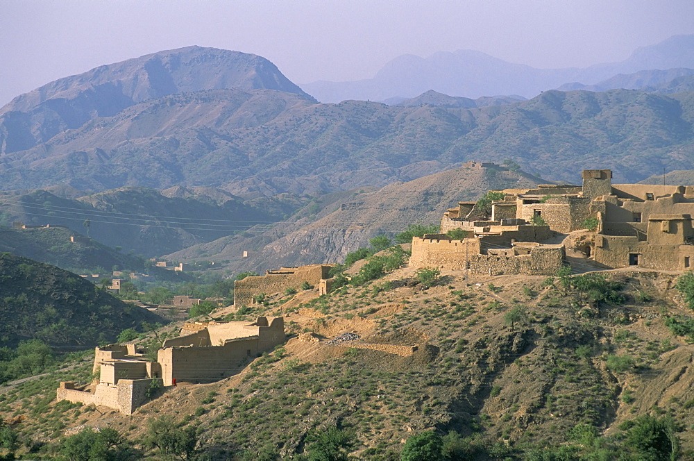 Hilltop fort, Khyber Pass, Pakistan, Asia