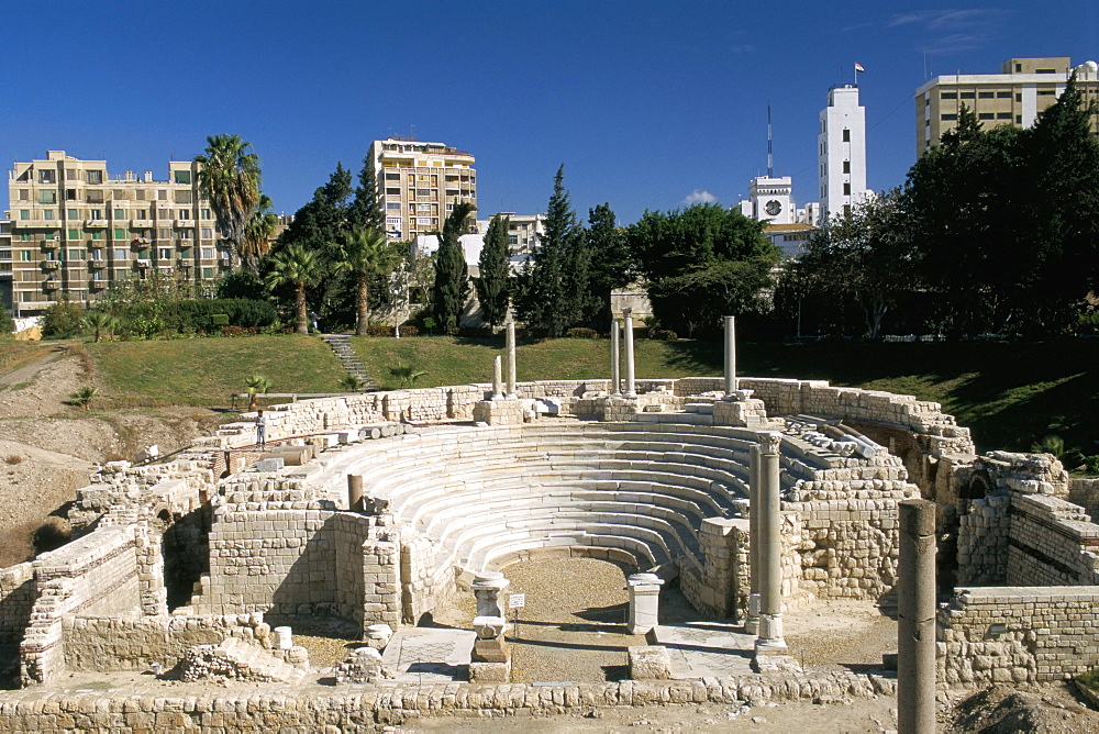 The Roman Theatre, Alexandria, Egypt, North Africa, Africa