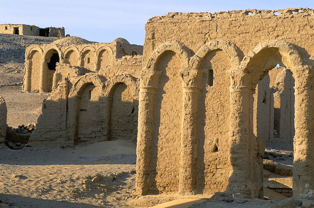 Coptic necropolis, el-Bagawat, Kharga oasis, Western Desert, Egypt, North Africa, Africa