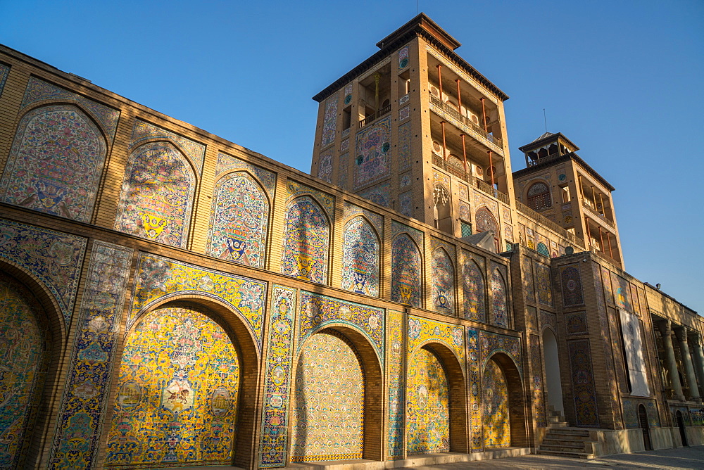 Shams-al Emarat Towers (Edifice of the Sun), Golestan Palace, UNESCO World Heritage Site, Tehran, Iran, Middle East