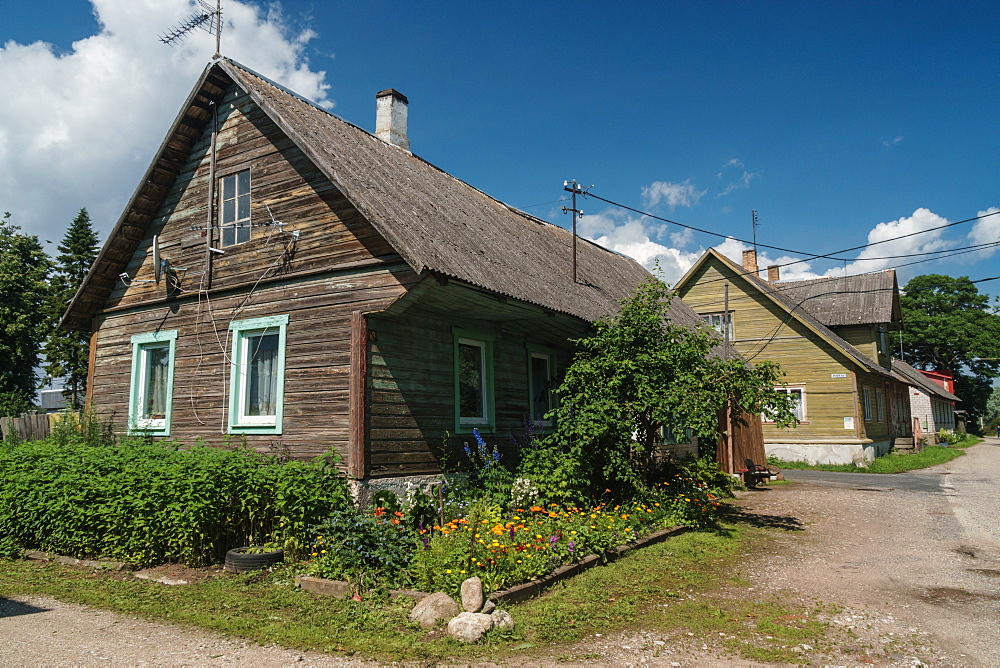 Old Believers' village, very orthodox Russian Orthodox, on Russian border, Kasepaa, Estonia, Europe