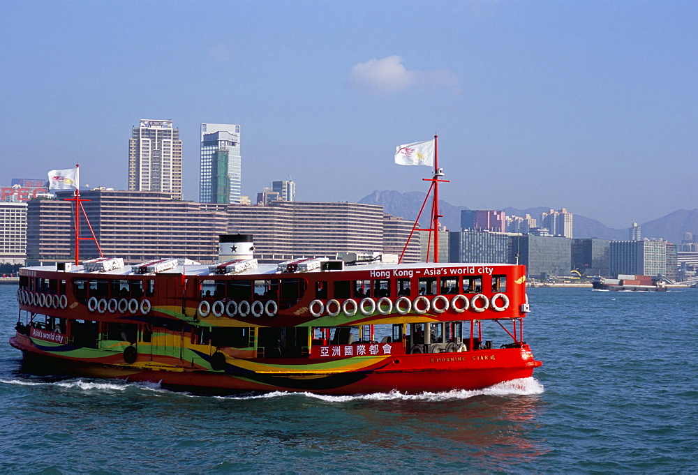 Star Ferry, Victoria Harbour, Hong Kong, China, Asia