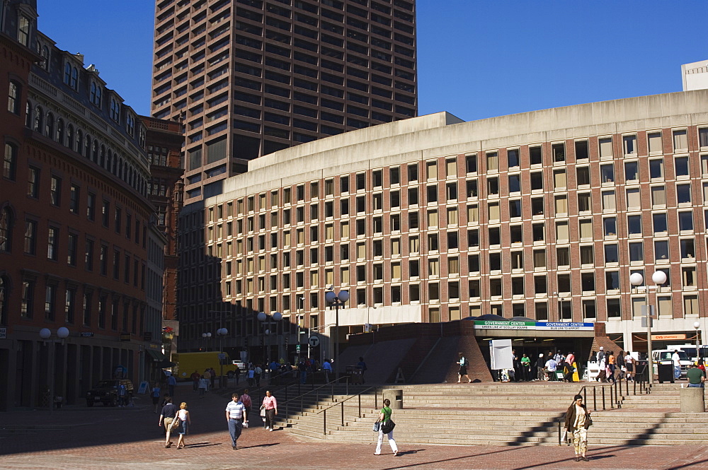 Center Plaza, Government Center, Boston, Massachusetts, USA