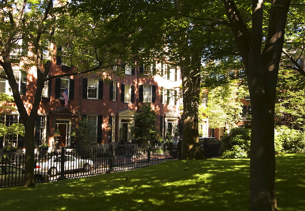 Louisburg Square, Beacon Hill, Boston, Massachusetts, New England, United States of America, North America