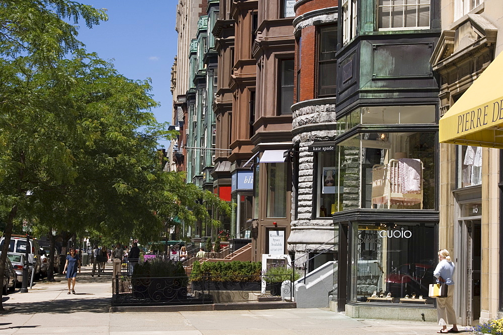 Newbury Street, Boston, Massachusetts, New England, United States of America, North America