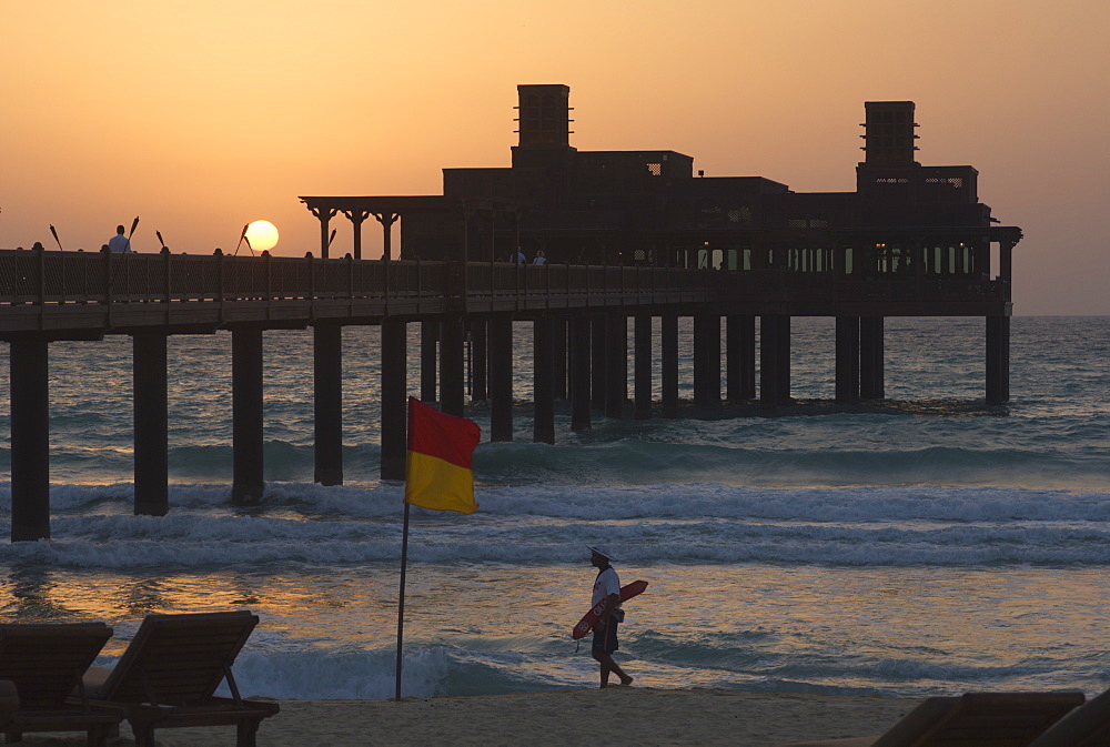 Pier at Madinat Jumeirah Hotel, Dubai, United Arab Emirates, Middle East