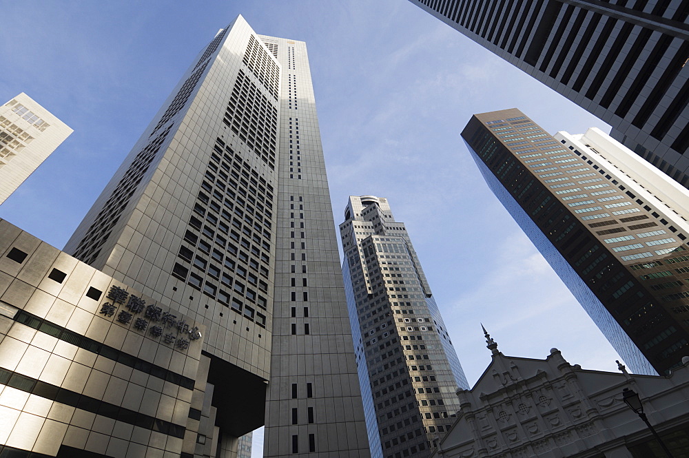 Raffles Place in the Financial District, Singapore, Southeast Asia, Asia