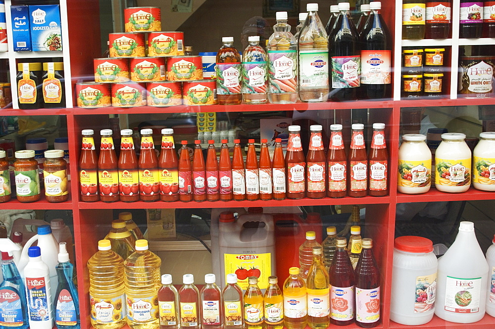 Shop window in the Old Spice Souk, Deira, Dubai, United Arab Emirates, Middle East