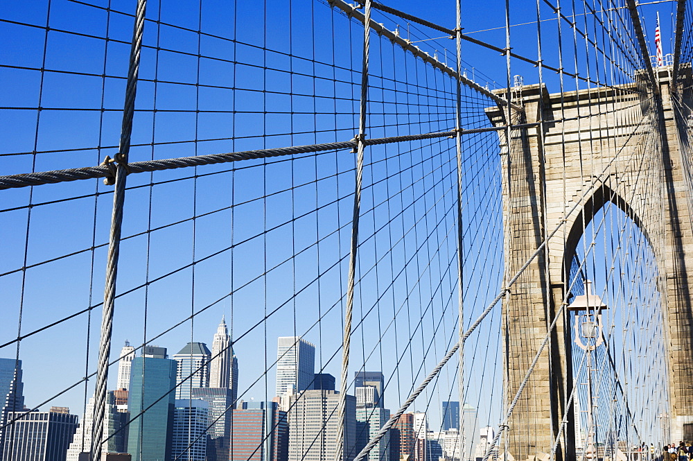 Brooklyn Bridge, New York City, New York, United States of America, North America