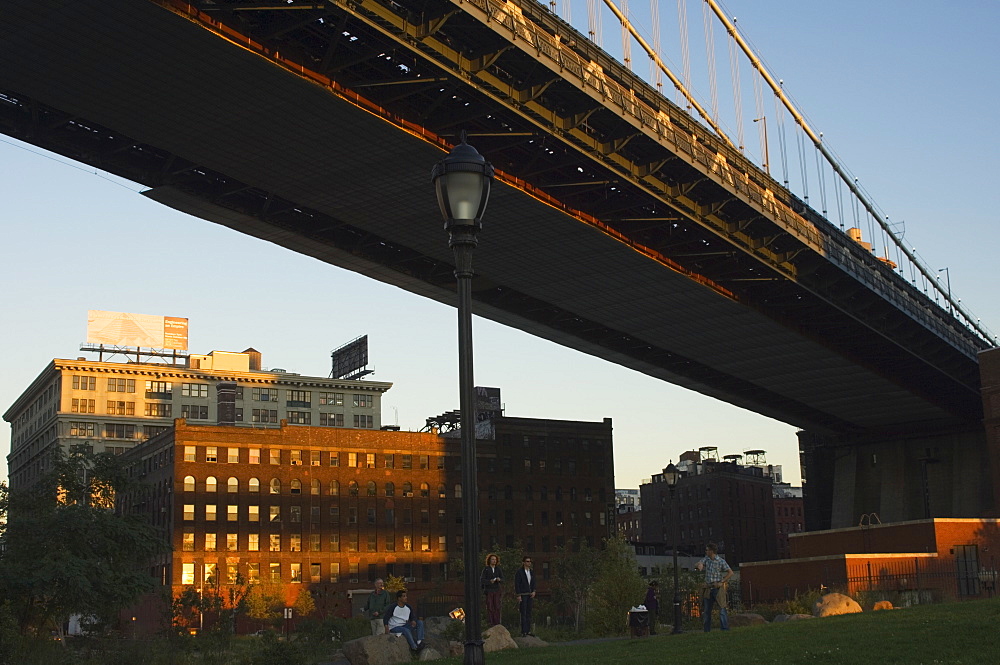 DUMBO (Down Under Manhattan Bridge Overpass) neighbourhood, Brooklyn, New York City, New York, United States of America, North America