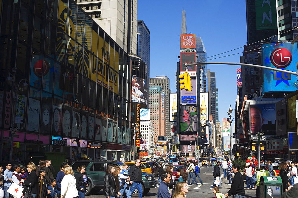 Times Square, Manhattan, New York City, New York, United States of America, North America