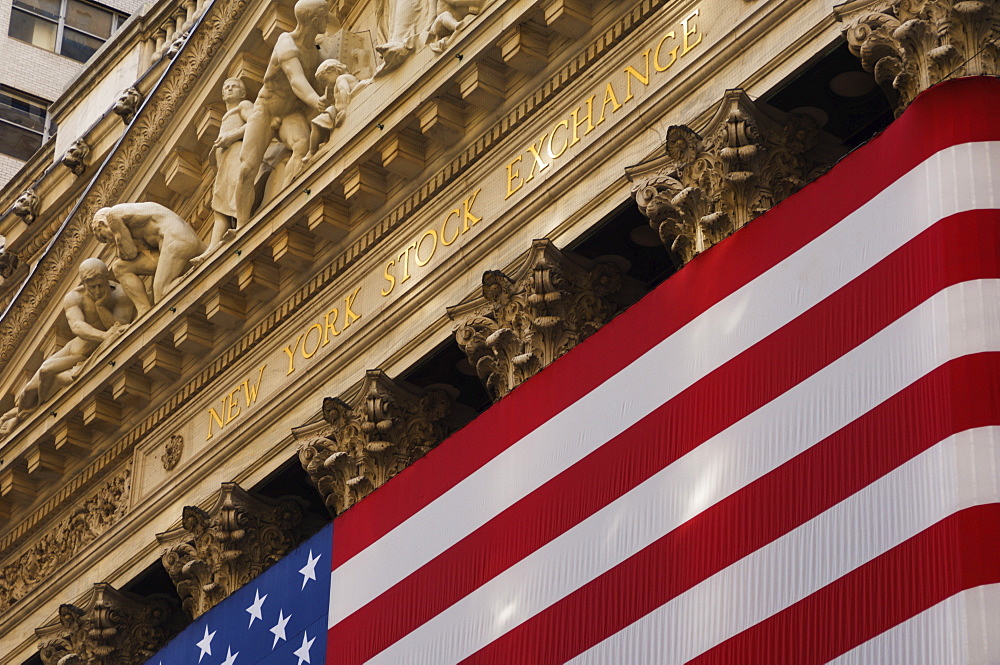 New York Stock Exchange, Wall Street, Manhattan, New York City, New York, United States of America, North America