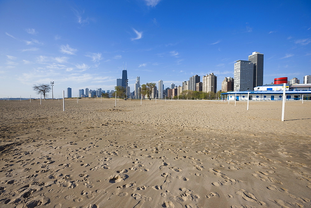 Oak Street Beach, Chicago, Illinois, United States of America, North America