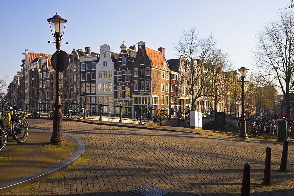 Bridge over the Keizersgracht canal, Amsterdam, Netherlands, Europe