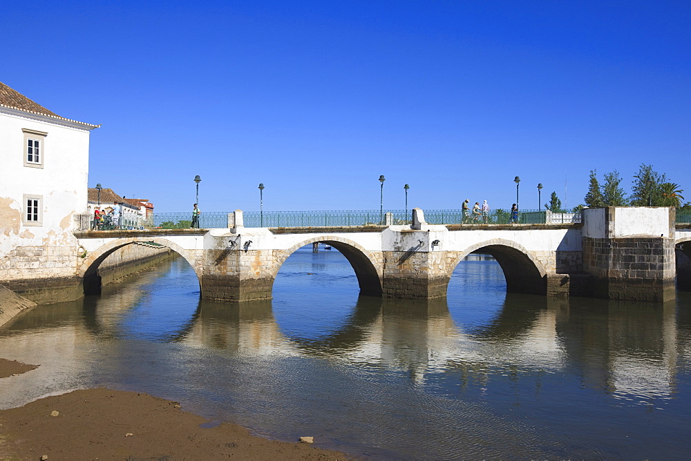 Ponta Romana (Roman Bridge), Tavira, Algarve, Portugal, Europe