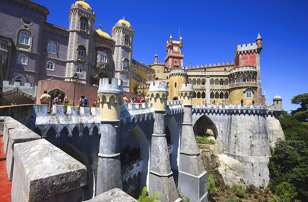 Pena National Palace, Sintra, UNESCO World Heritage Site, Portugal, Europe