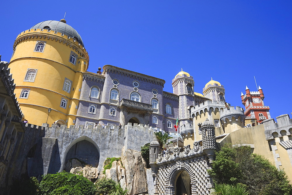 Pena National Palace, Sintra, UNESCO World Heritage Site, Portugal, Europe