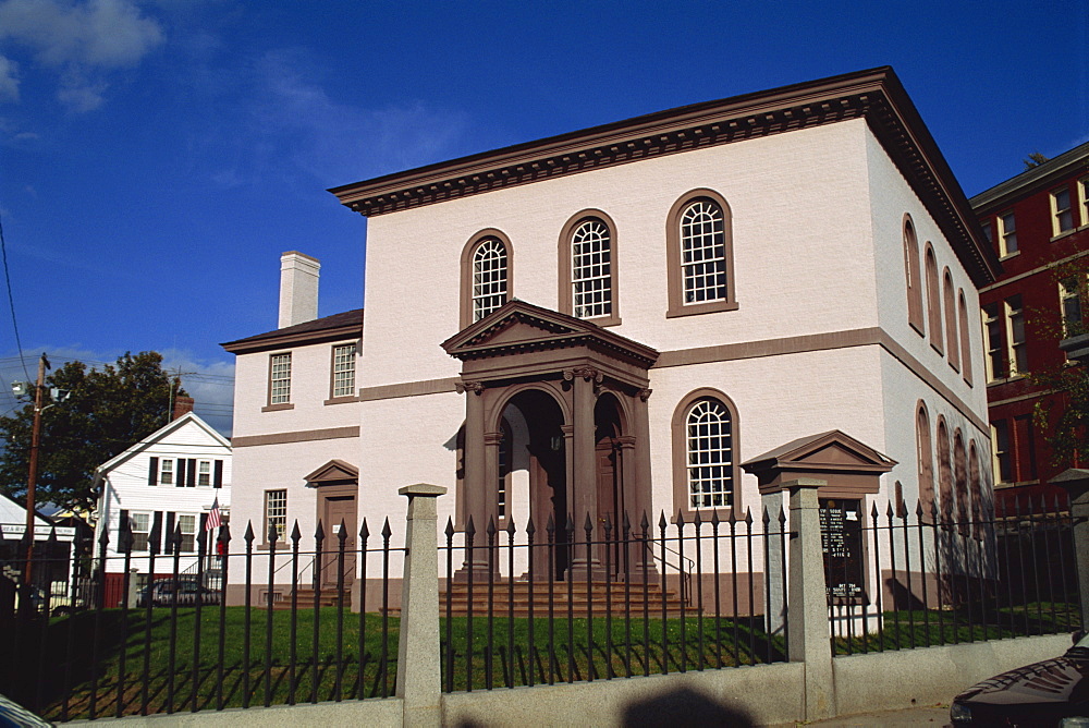 The Touro Synagogue, dating from 1759, and the first built in the USA, Newport, Rhode Island, New England, United States of America, North America