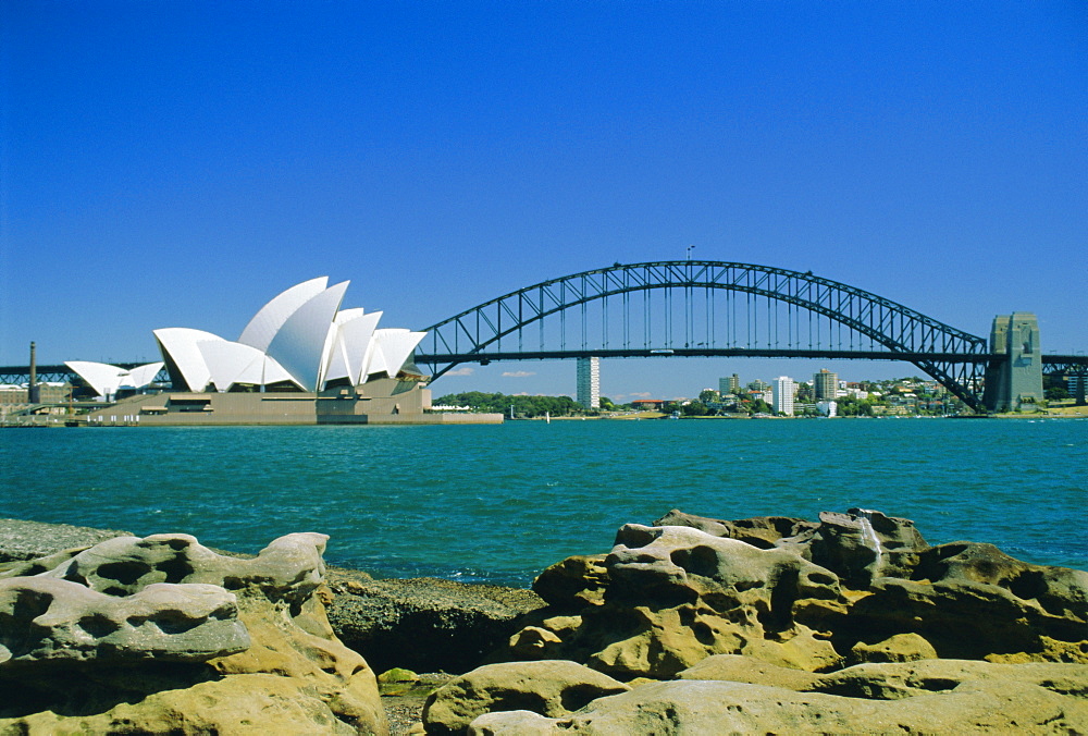 Opera House and Harbour Bridge, Sydney, New South Wales, Australia