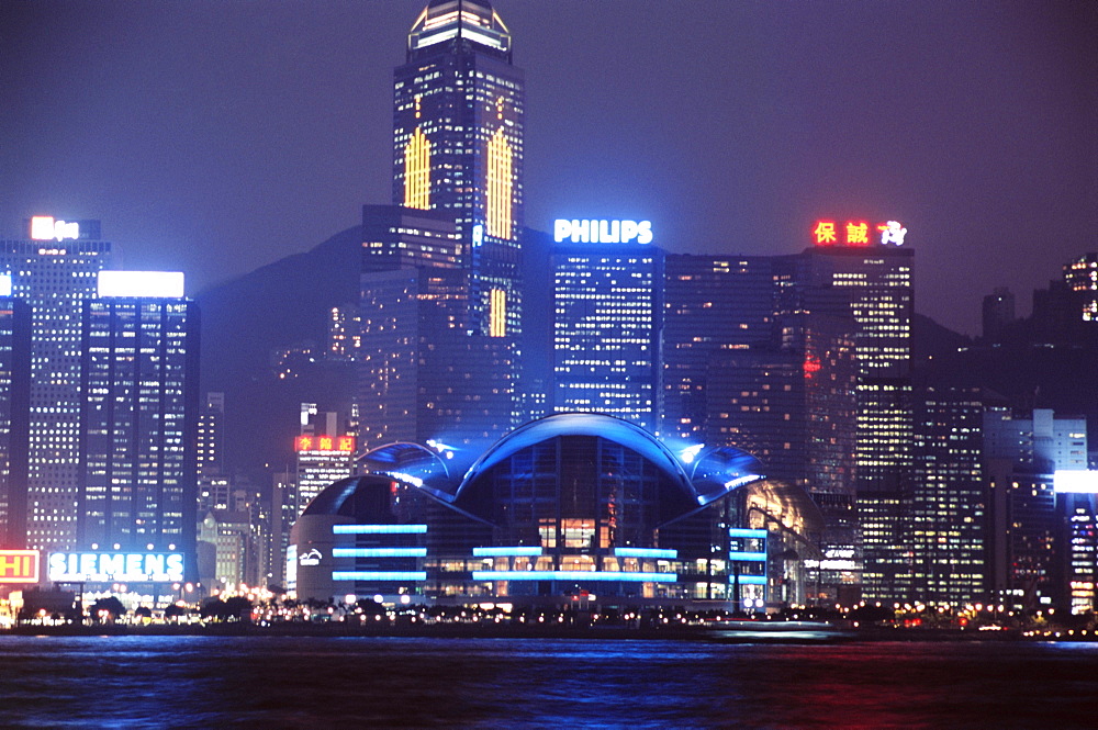 Convention and Exhibition Center, Central Plaza and skyline, Hong Kong, China, Asia