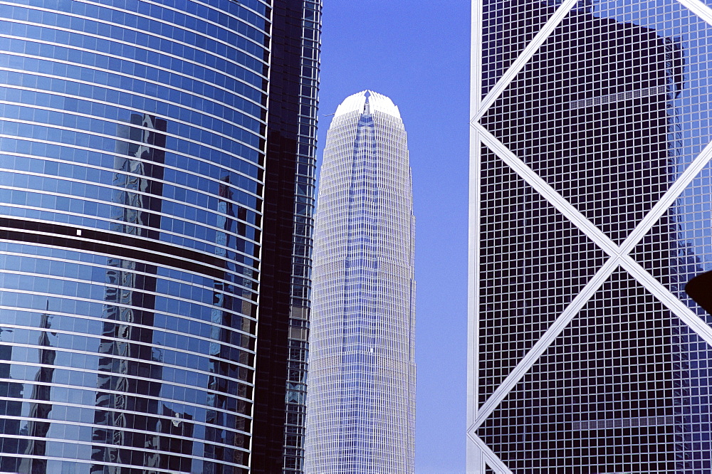 Two IFC Building in centre, Central, Hong Kong Island, Hong Kong, China, Asia