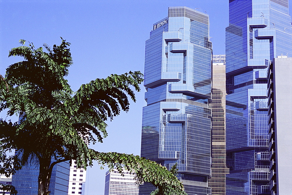 The Lippo Towers, Central, Hong Kong Island, Hong Kong, China, Asia