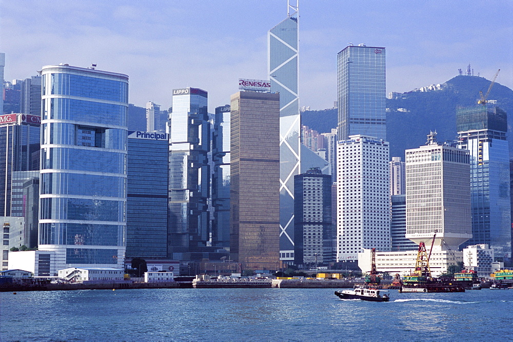 Central skyline, Hong Kong Island, Hong Kong, China, Asia