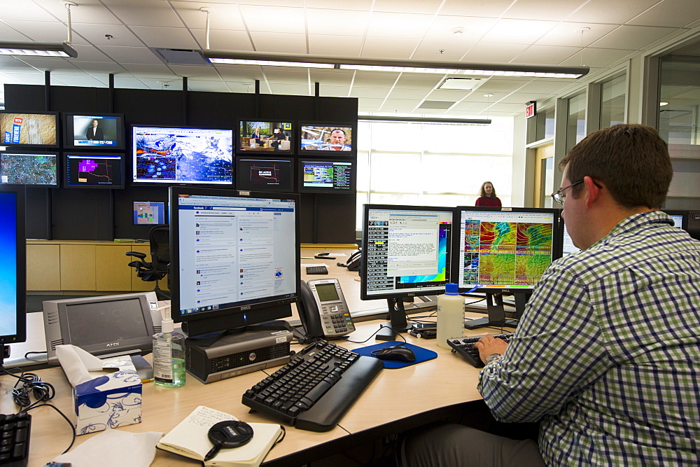 Jonathan Kurtz, forecaster and meteorologist at the National Weather Center Forecast Office in Norman, Oklahoma, United States of America, North America