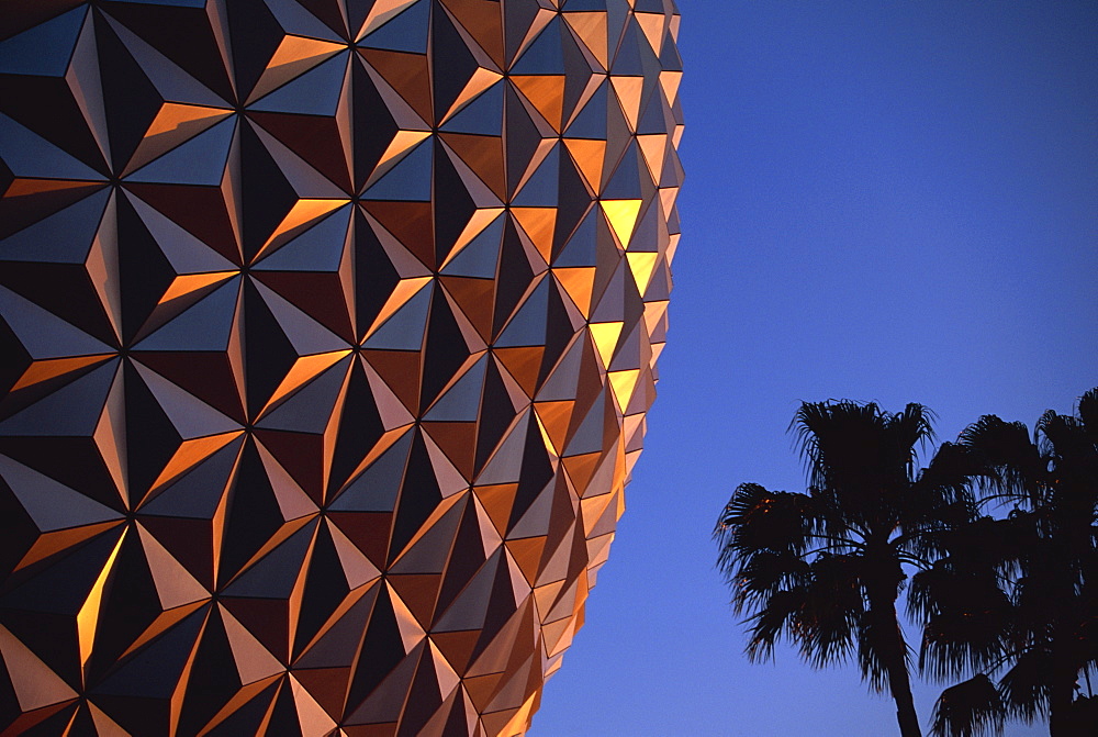 Spaceship Earth, Epcot, Disney, Orlando, Florida, United States of America, North America