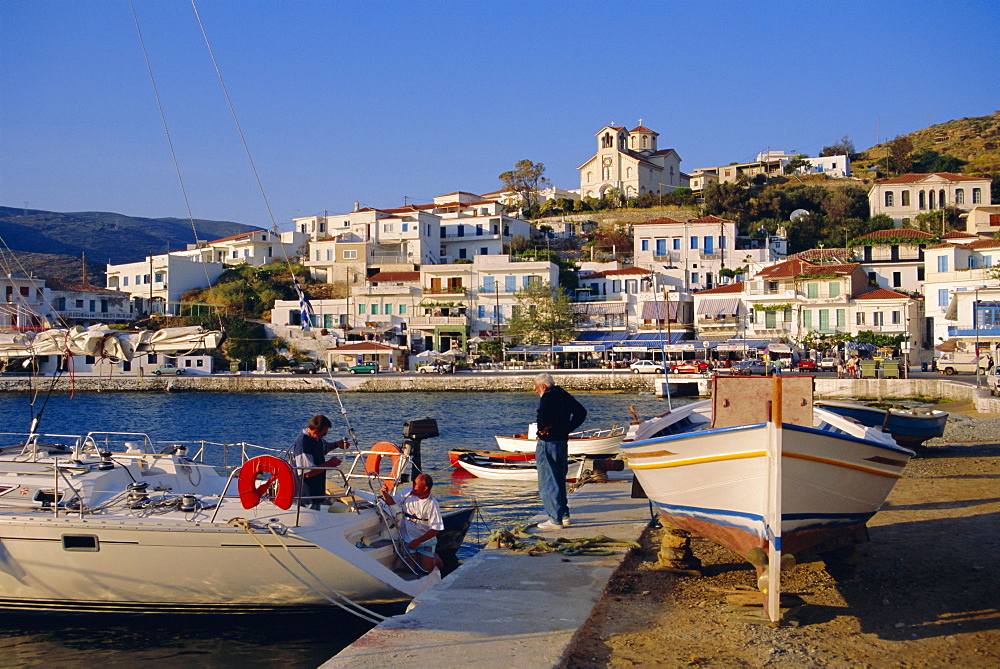 Batsi, Andros, Cyclades Islands, Greece, Europe