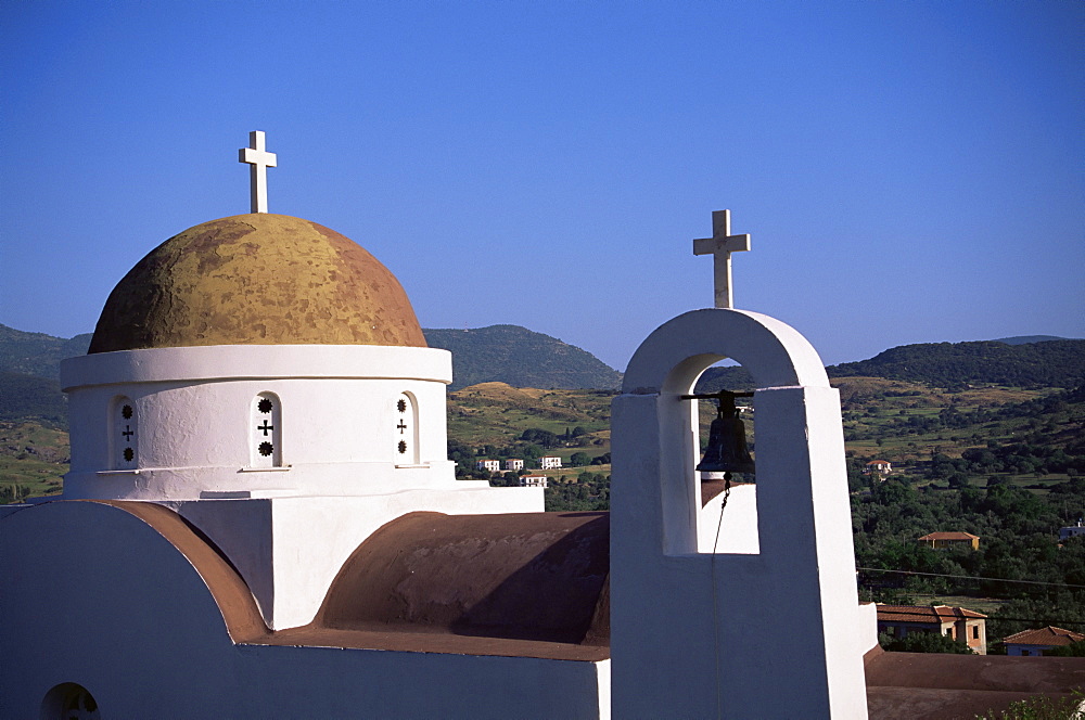 Church, Lesbos, Greece, Europe