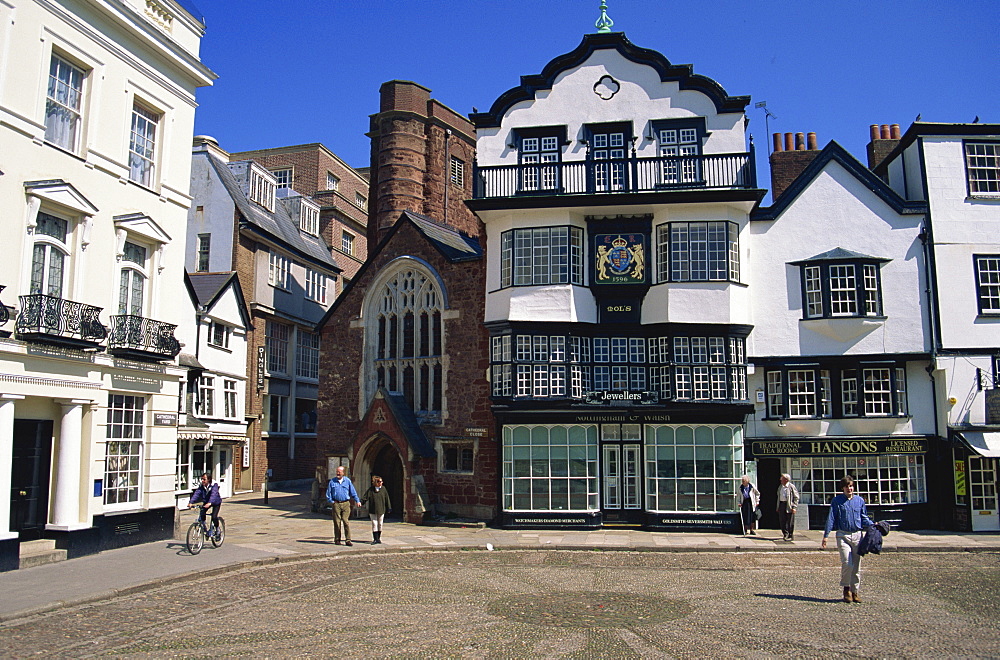 Cathedral Close, Exeter, Devon, England, United Kingdom, Europe