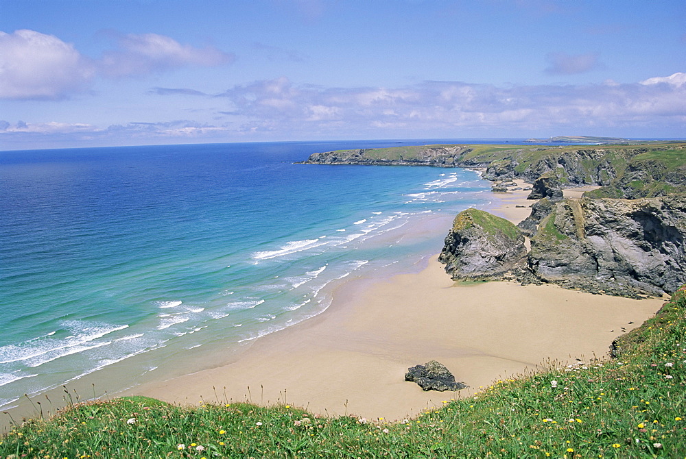 Bedruthan Steps, Cornwall, England, United Kingdom, Europe