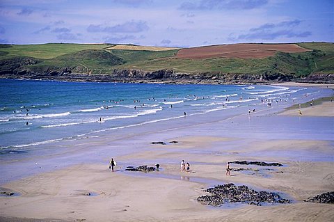 Pentire Point, Polzeath, Cornwall, England, United Kingdom, Europe