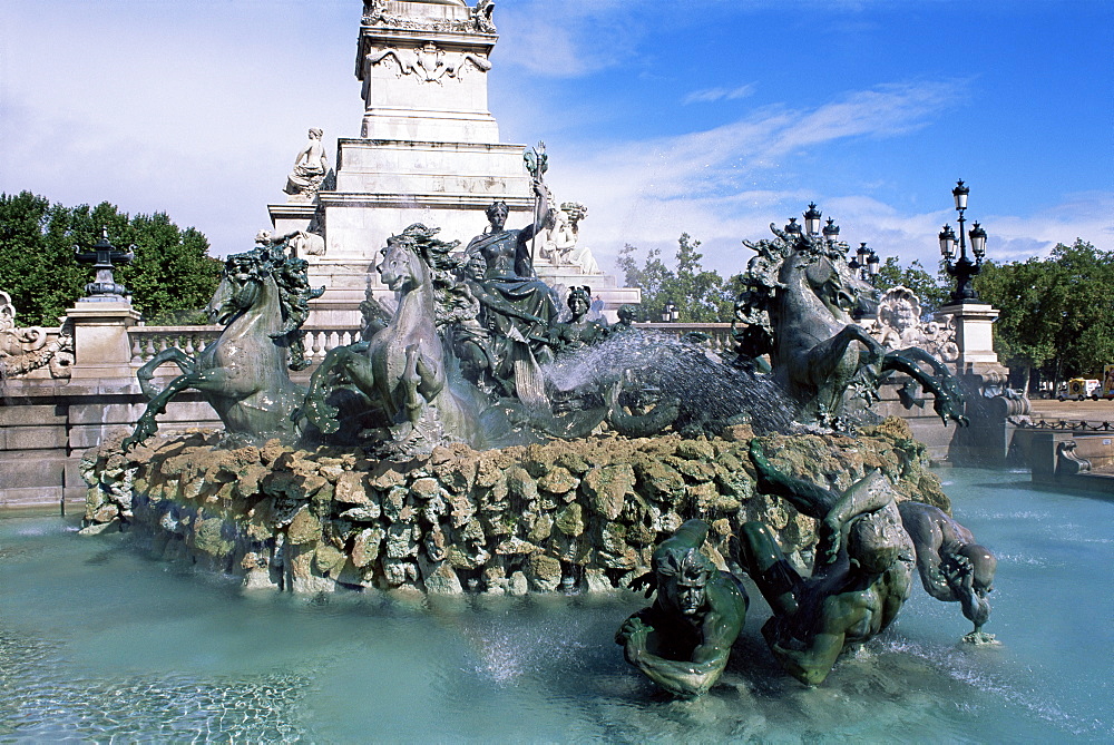 Monument aux Girondins, Bordeaux, Gironde, Aquitaine, France, Europe