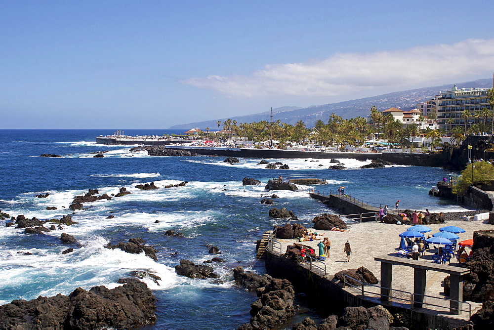 Martianez Lido, Puerto de la Cruz, Tenerife, Canary Islands, Spain, Atlantic, Europe