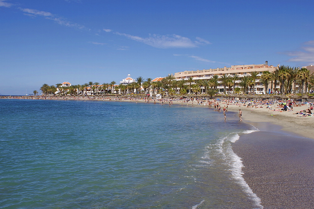 Playa de las Vistas, Los Cristianos, Tenerife, Canary Islands, Spain, Atlantic, Europe