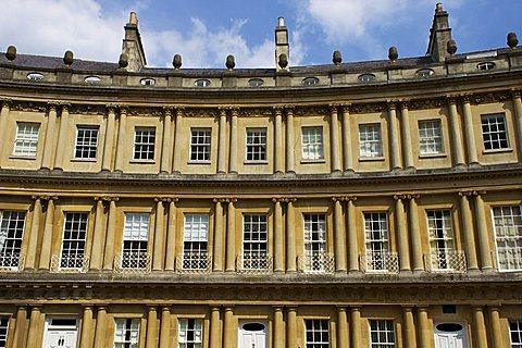 The Circus, Bath, UNESCO World Heritage Site, Avon, England, United Kingdom, Europe