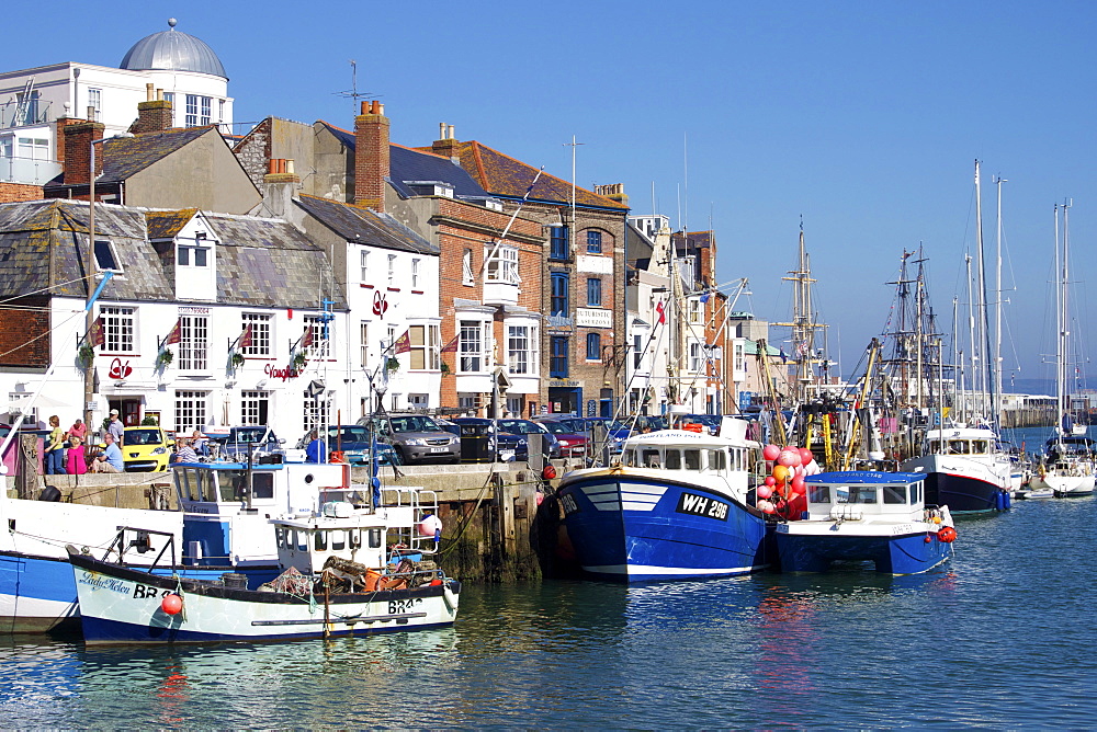 Old Town and Harbour, Weymouth, Dorset, England, United Kingdom, Europe