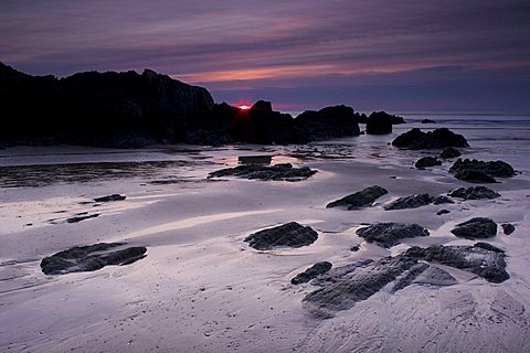 Combesgate Beach, Devon, England, United Kingdom, Europe