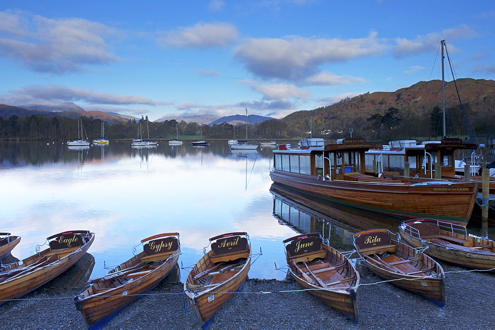 Sunrise, Ambleside, Lake Windermere, Lake District National Park, Cumbria, England, United Kingdom, Europe