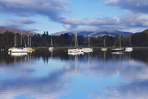 Sunrise, Ambleside, Lake Windermere, Lake District National Park, Cumbria, England, United Kingdom, Europe