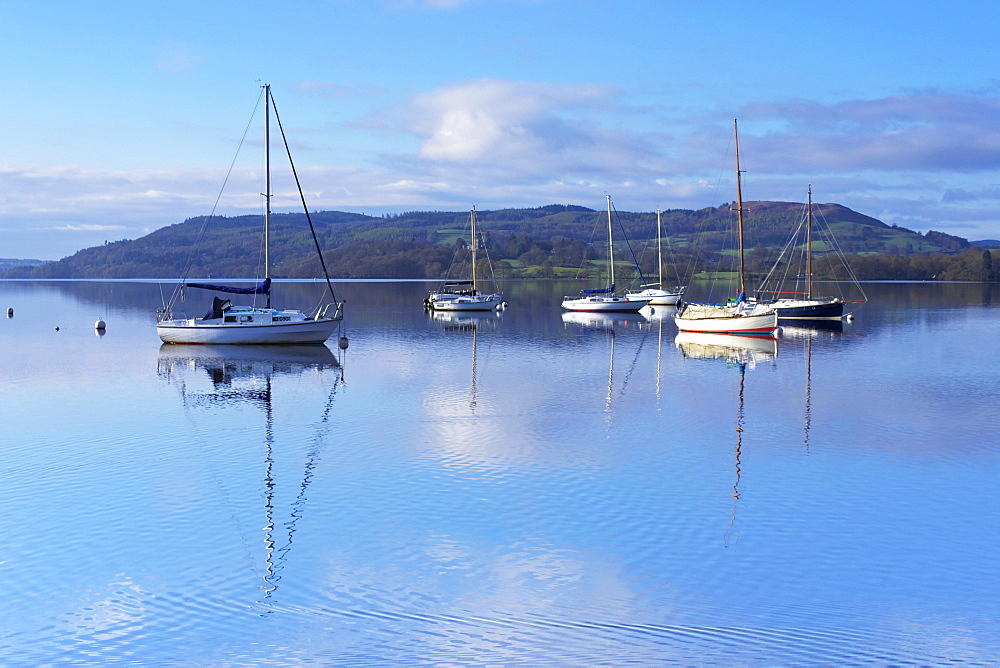 Sunrise, Ambleside, Lake Windermere, Lake District National Park, Cumbria, England, United Kingdom, Europe