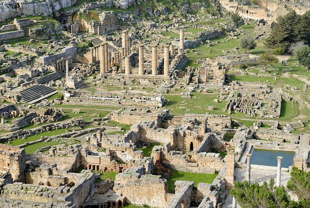 Overview of Cyrene, UNESCO World Heritage Site, Libya, North Africa, Africa