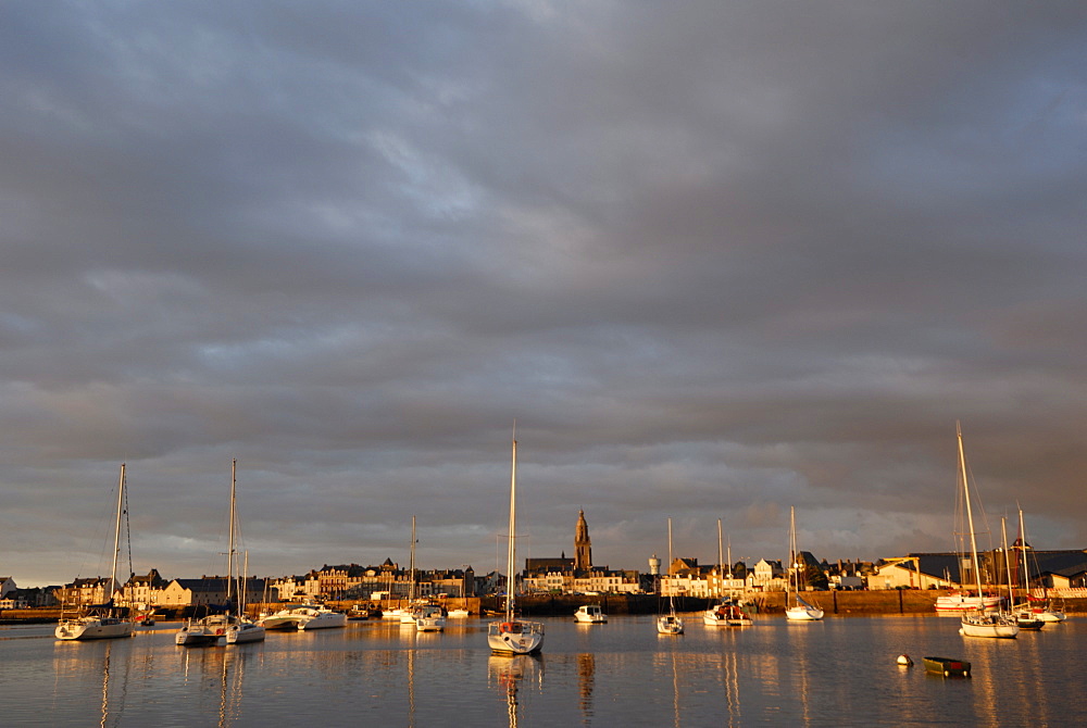 Yachting and fishing port, Le Croisic, Brittany, France, Europe