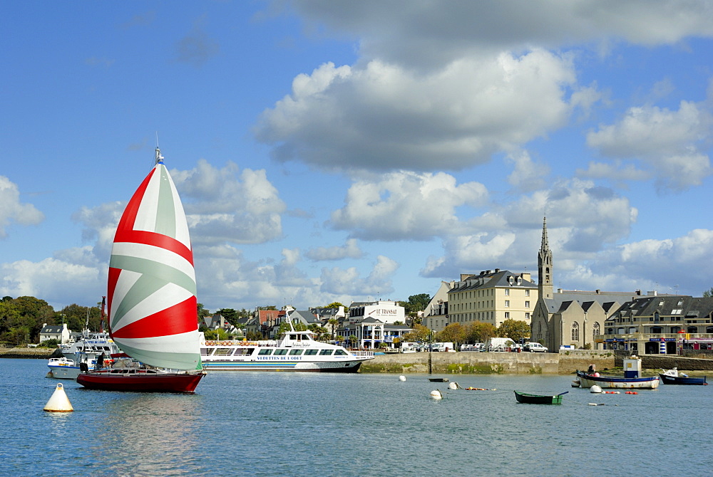 Benodet and River Odet, Brittany, France, Europe